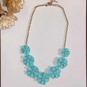 Beautiful floral statement necklace